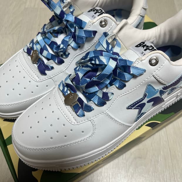 BAPE 스타 블루 새상품 팝니다