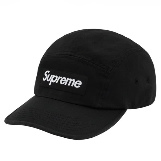 슈프림 워시드 치노 트윌 캠프캡 (가죽스트랩)
