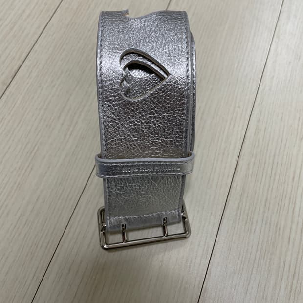 여성 실버 벨트 