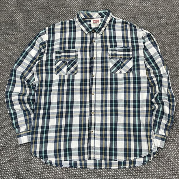 리바이스 투포켓 체크 셔츠 v0335