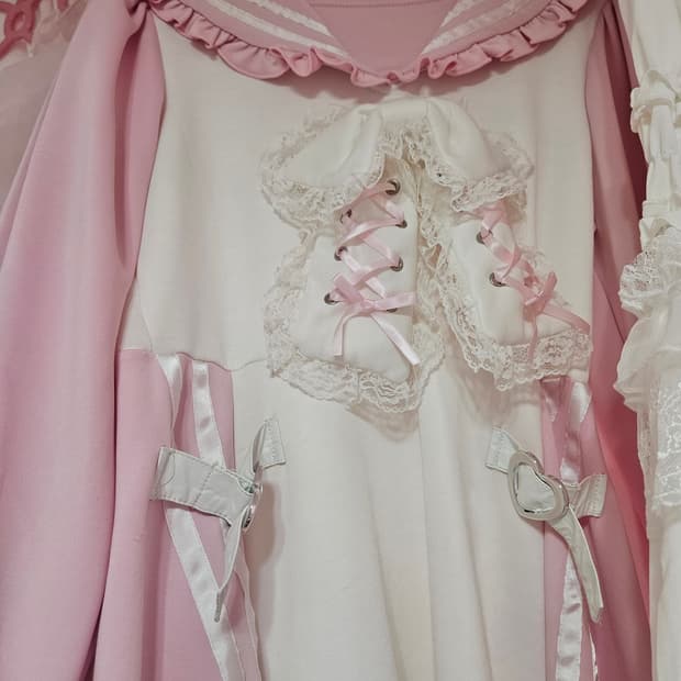 앙크루즈 원피스 헤이세이 양지뢰 양산형 로리타 슈슈체리