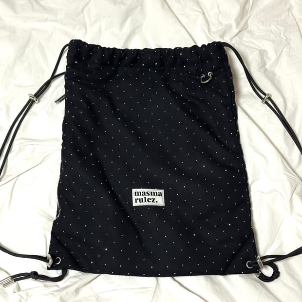 Gym sack string bag _Twilight black