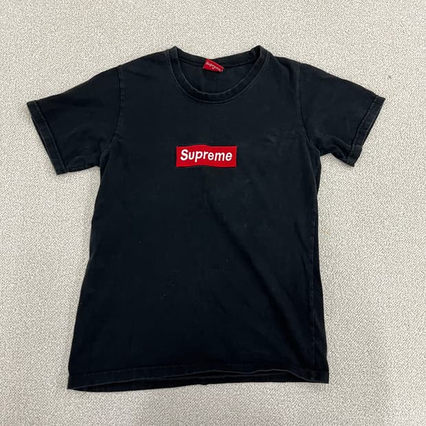 M 빈티지 블랙 반팔 티셔츠 0203M1