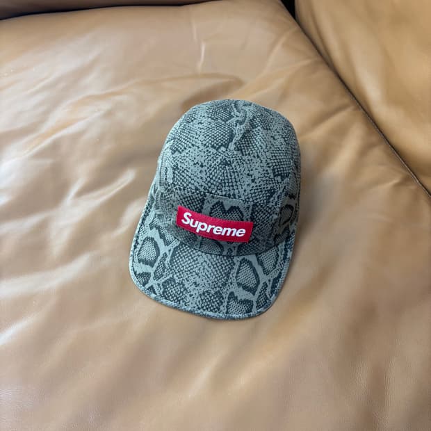 Supreme 슈프림 24ss 스네이크 스킨 캠프캡 모자 (Snake)