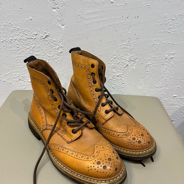 장까를로모렐리 윙팁 부츠 245