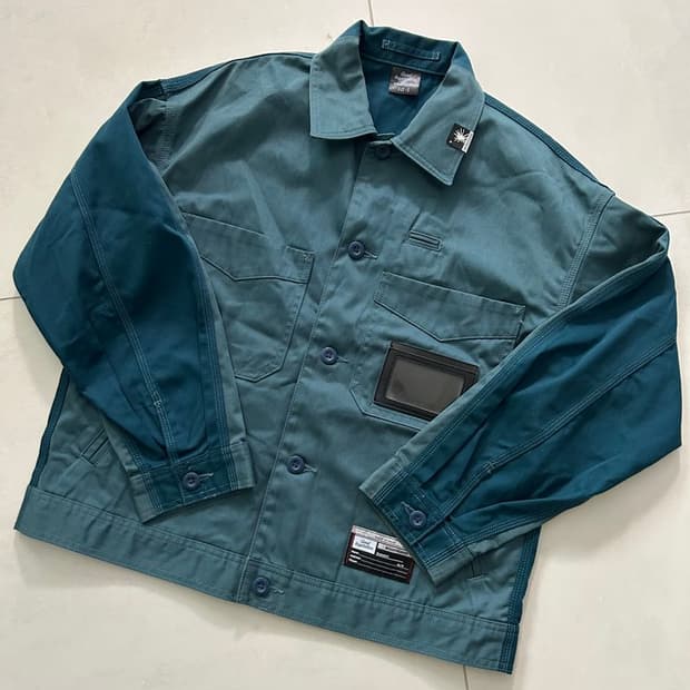 DESIGN DENIM J 스티치 디자인 데님 재킷