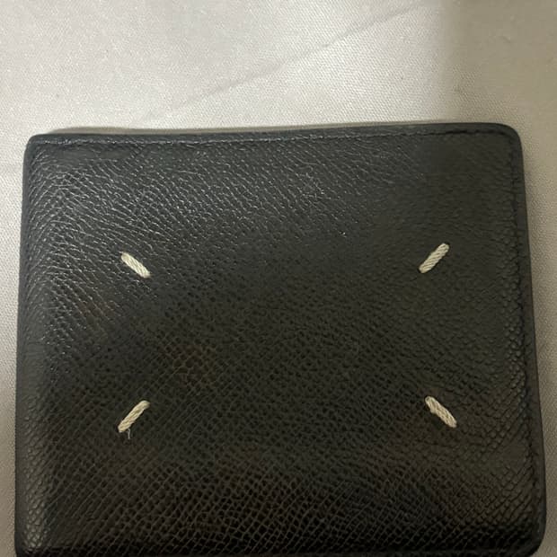 메종 마르지엘라 블랙 사피아노 반지갑