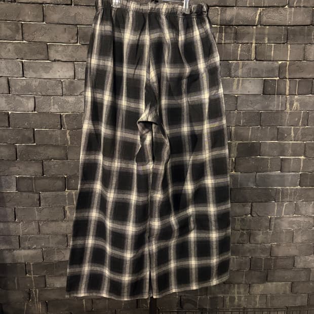 [중고/free] 남자 고무줄밴드 체크바지