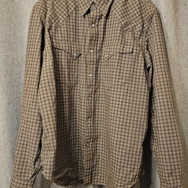더블알엘 RRL 체크 웨스턴 셔츠 XL 신상