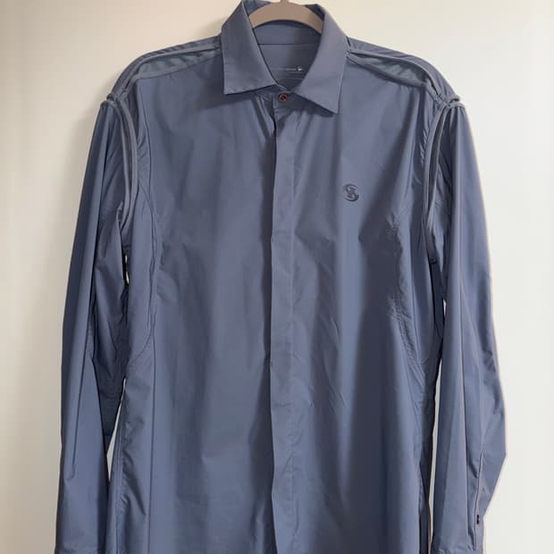 산산기어 23ss TRI-MESH SHIRTS [SPRUCE BLUE]