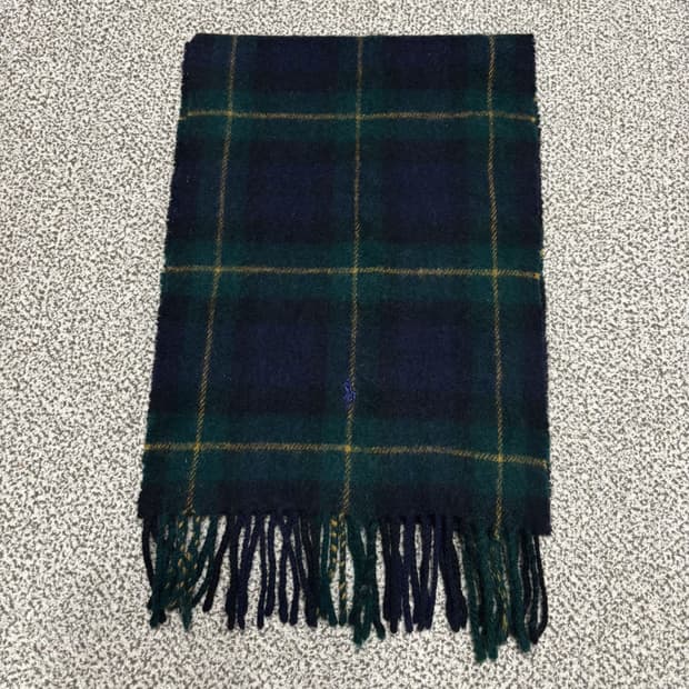 [택포,램스울100] 폴로 랄프로렌 이태리 머플러 목도리 [A]