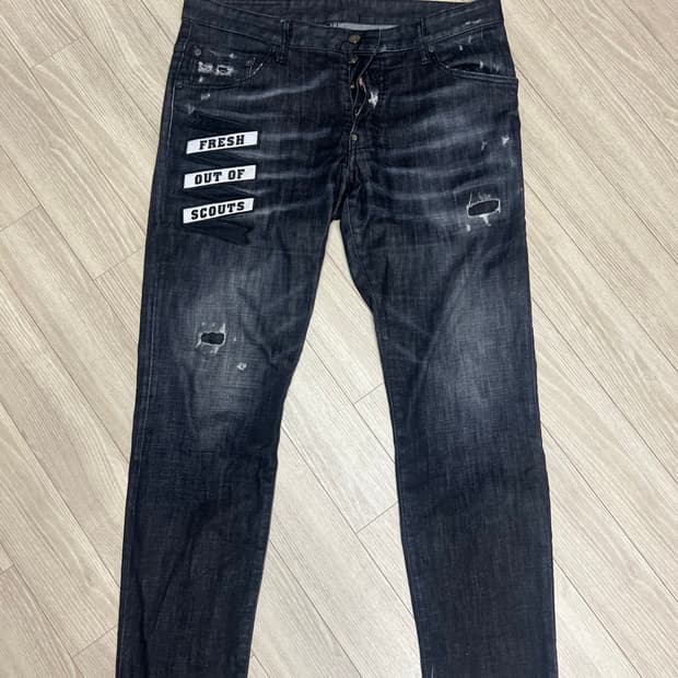 Dsquared2 damage detale 흑청