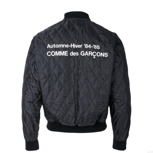 [XL] 꼼데가르송 CDG 퀼티드 스태프 블루종