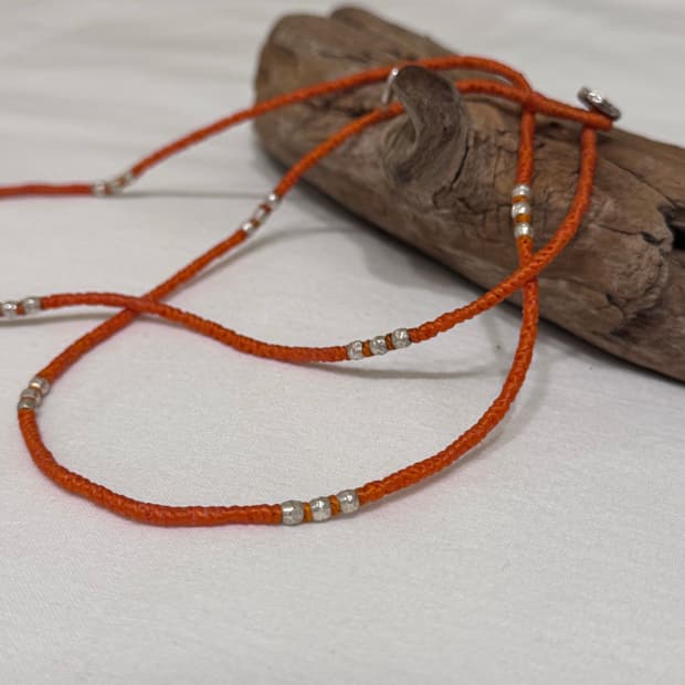 M.cohen 브레이슬릿 겸 넥클리스 / 오렌지