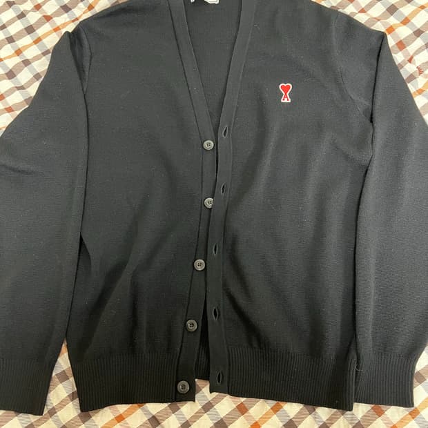 아미 스몰로고 가디건 XL