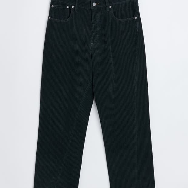 선플라워 코듀로이 팬츠 블랙