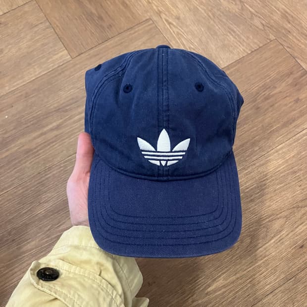 N23 아디다스 볼캡 모자 네이비
