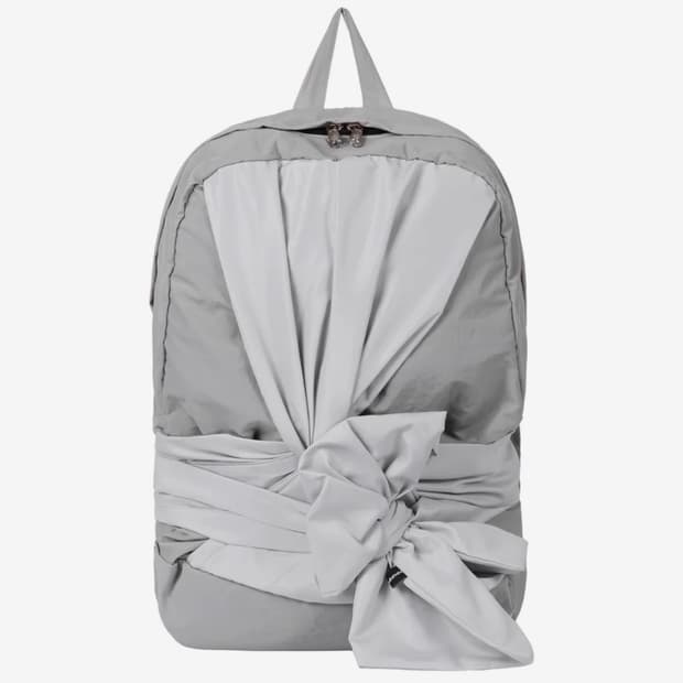 이우가마카라스 노티드백팩 실버