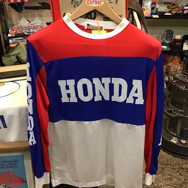 Honda 혼다 메쉬 롱슬리브 레이싱T