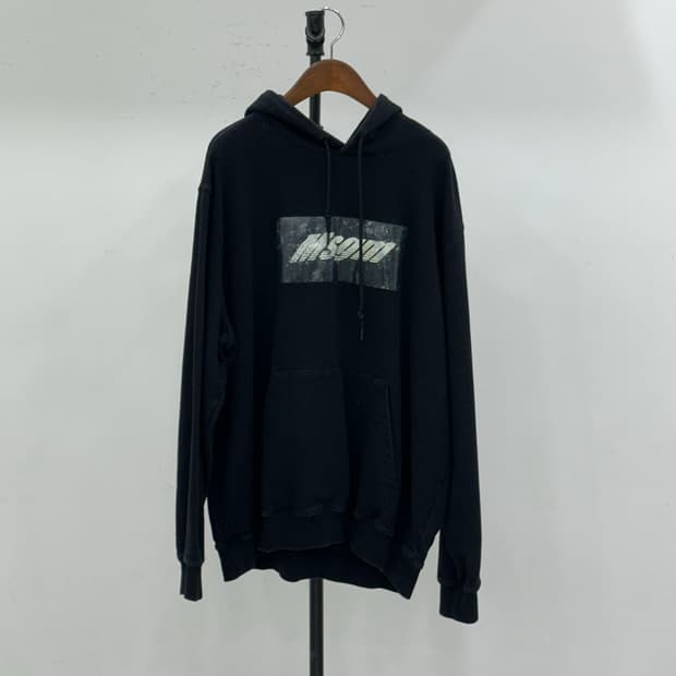 Msgm 블랙 후드