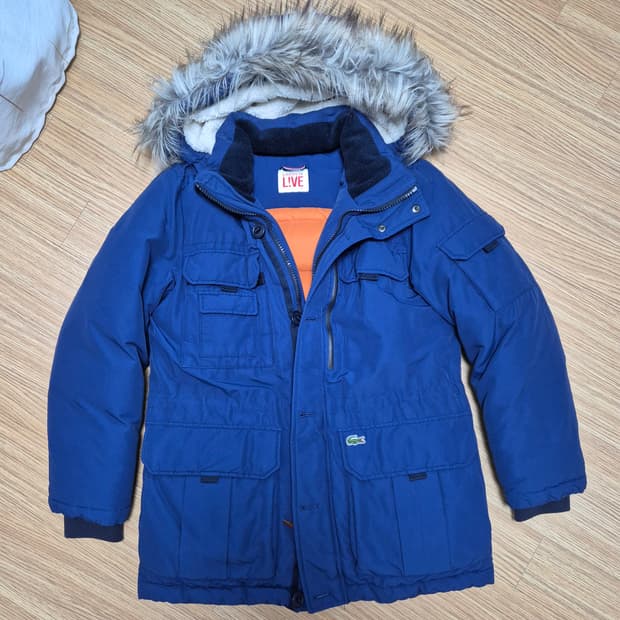 국내 정품 라코스테 오리털 패딩 48사이즈