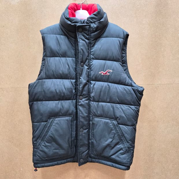 홀리스터 남성 패딩 조끼