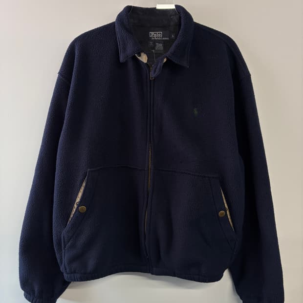 90s 폴로 랄프로렌 후리스 자켓 네이비