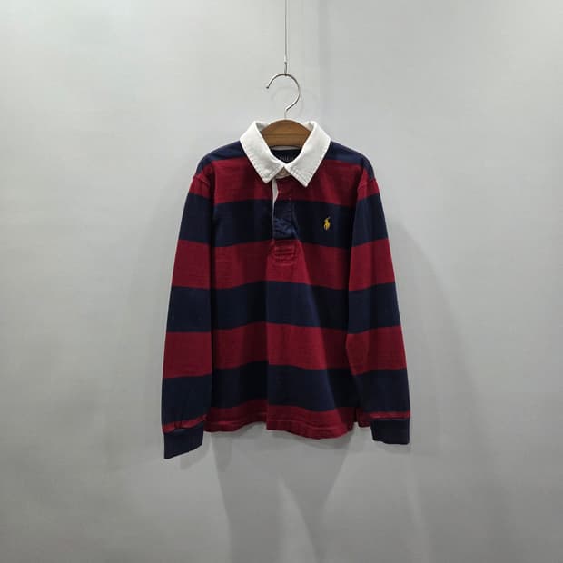 폴로랄프로렌 키즈 스트라이프 럭비티 7