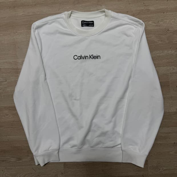 캘빈클라인 로고 라운드 맨투맨