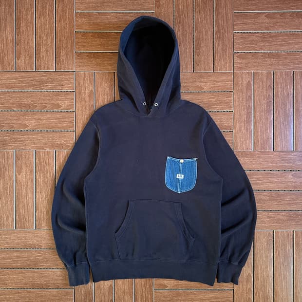 Lee denim pocket hoodie sweats