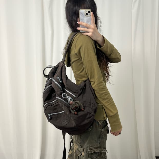 Kipling brown backpack