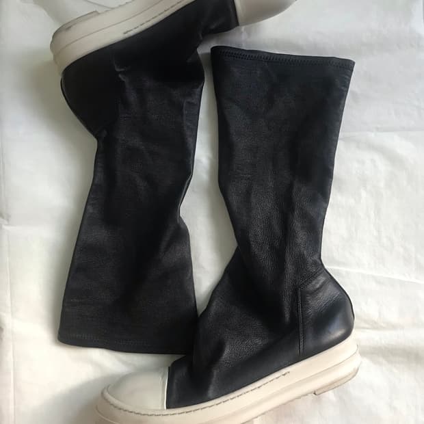 릭오웬스 레더 부츠 245