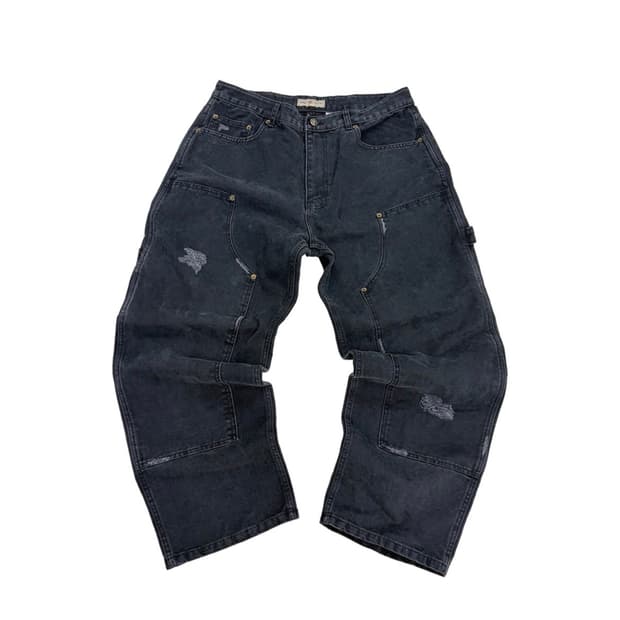 아오이로 x trsc vtg double knee pants - old