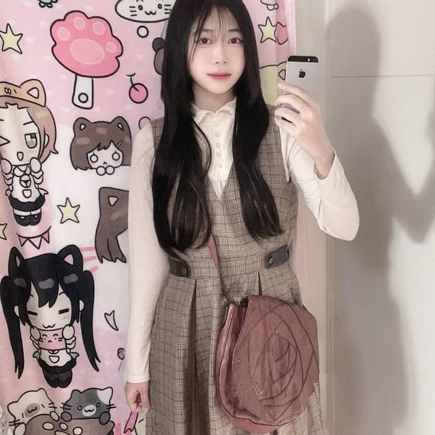 엑시즈팜 원피스 모리걸 세트