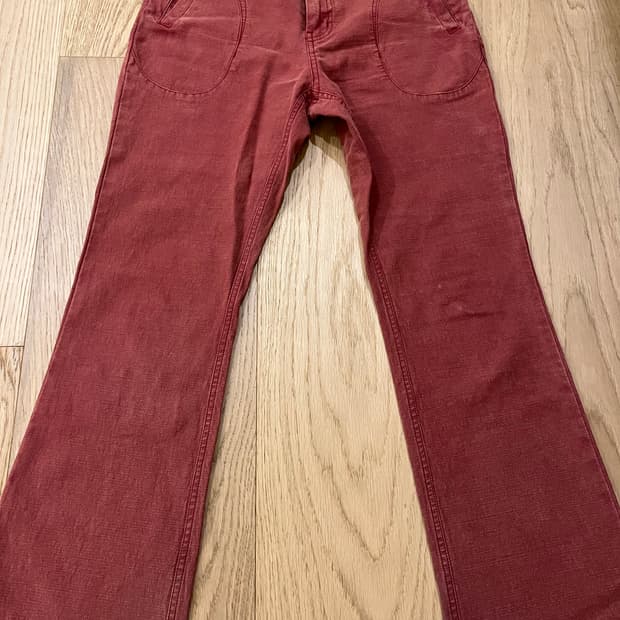 wellbeing express 레드 바지