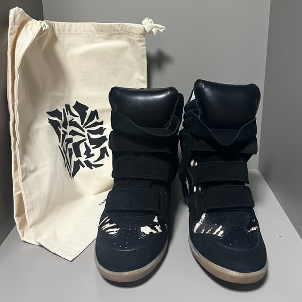 Isabel Marant bekett zebra black 36