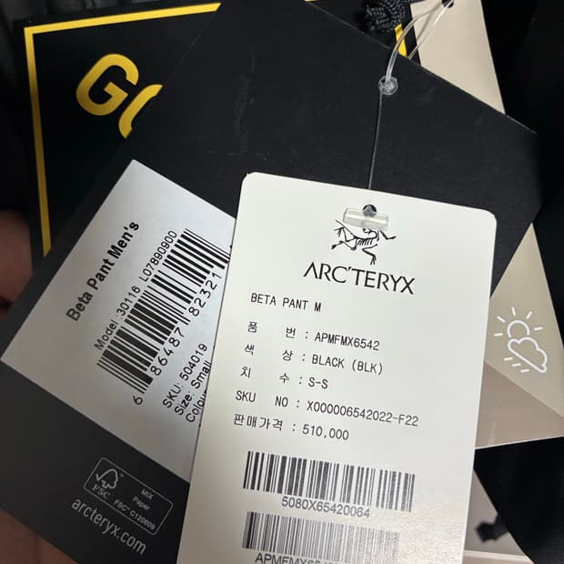 아크테릭스 베타 팬츠