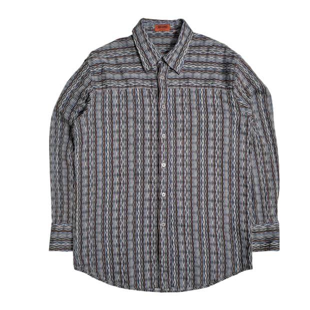 MISSONI 미쏘니 빈티지 패턴 셔츠
