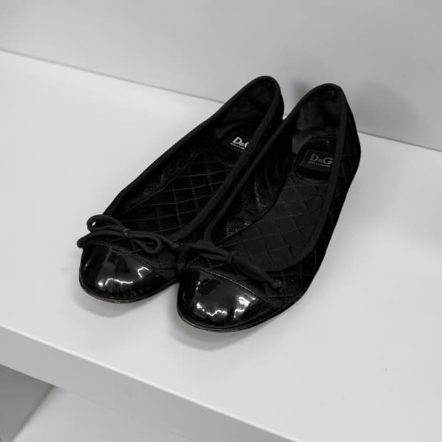 DOLCE & GABBANA quilted ballet flats