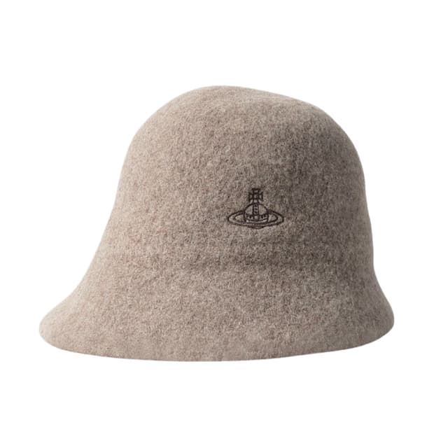 비비안 웨스트우드 버킷햇 모카 브라운