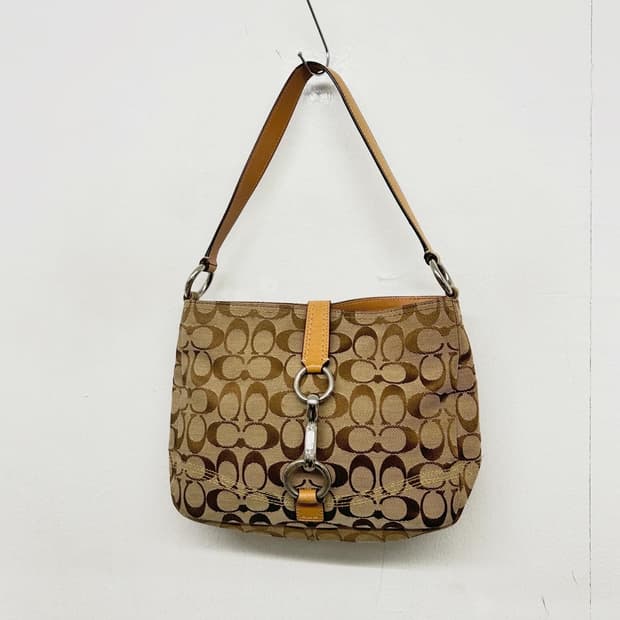 Y2K 코치 시그니처 숄더백