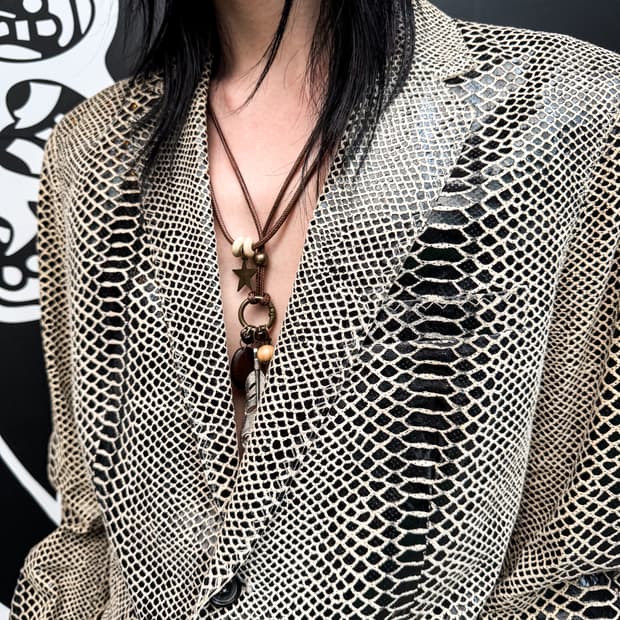John Richmond – Python Lamb Skin jacket