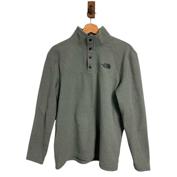 노스페이스 하프 버튼 후리스 L