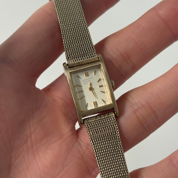 마가렛호웰 골드 탱크 쿼츠 여성