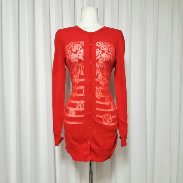 오일릴리 Oilily 레이스시스루 롱 가디건 (44-55) 택달린 새상품