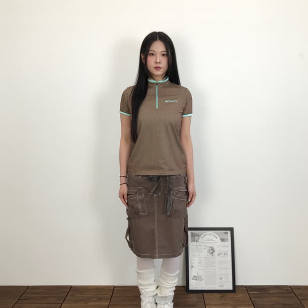 Columbia Mint & Chocolate Dotted Top