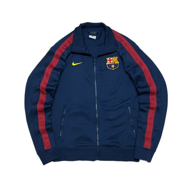 나이키 바르셀로나 져지 스포티 트랙탑 네이비 버건디