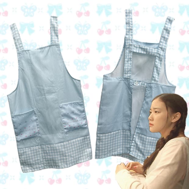 🩵하구미의 미완성 고백 앞치마 🩵 TOPVALU 모리걸 히메갸루 