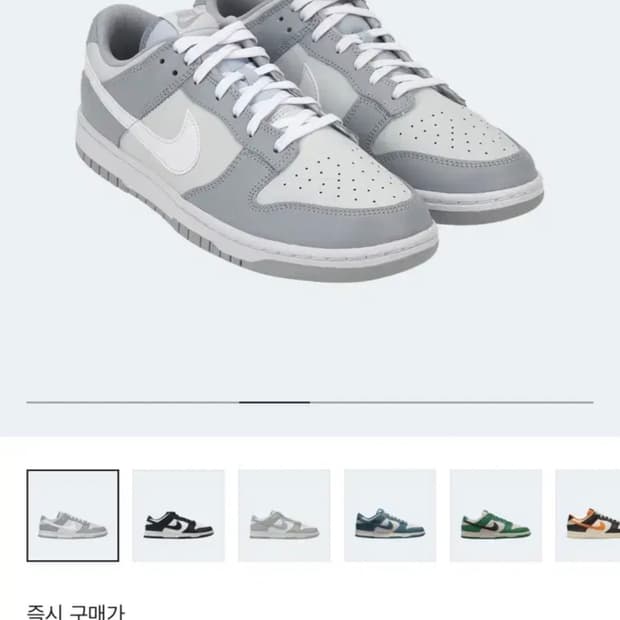 나이키 덩크 울프그레이