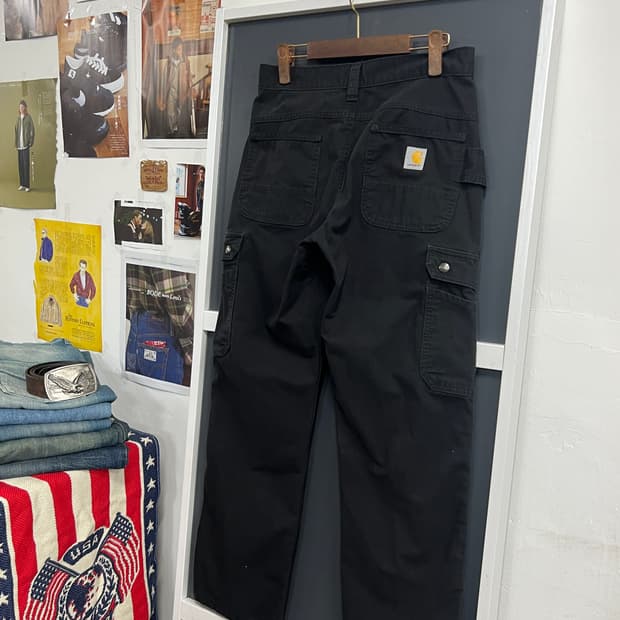 Carhartt 칼하트 릴렉스드핏 워크웨어 카고 코튼 팬츠